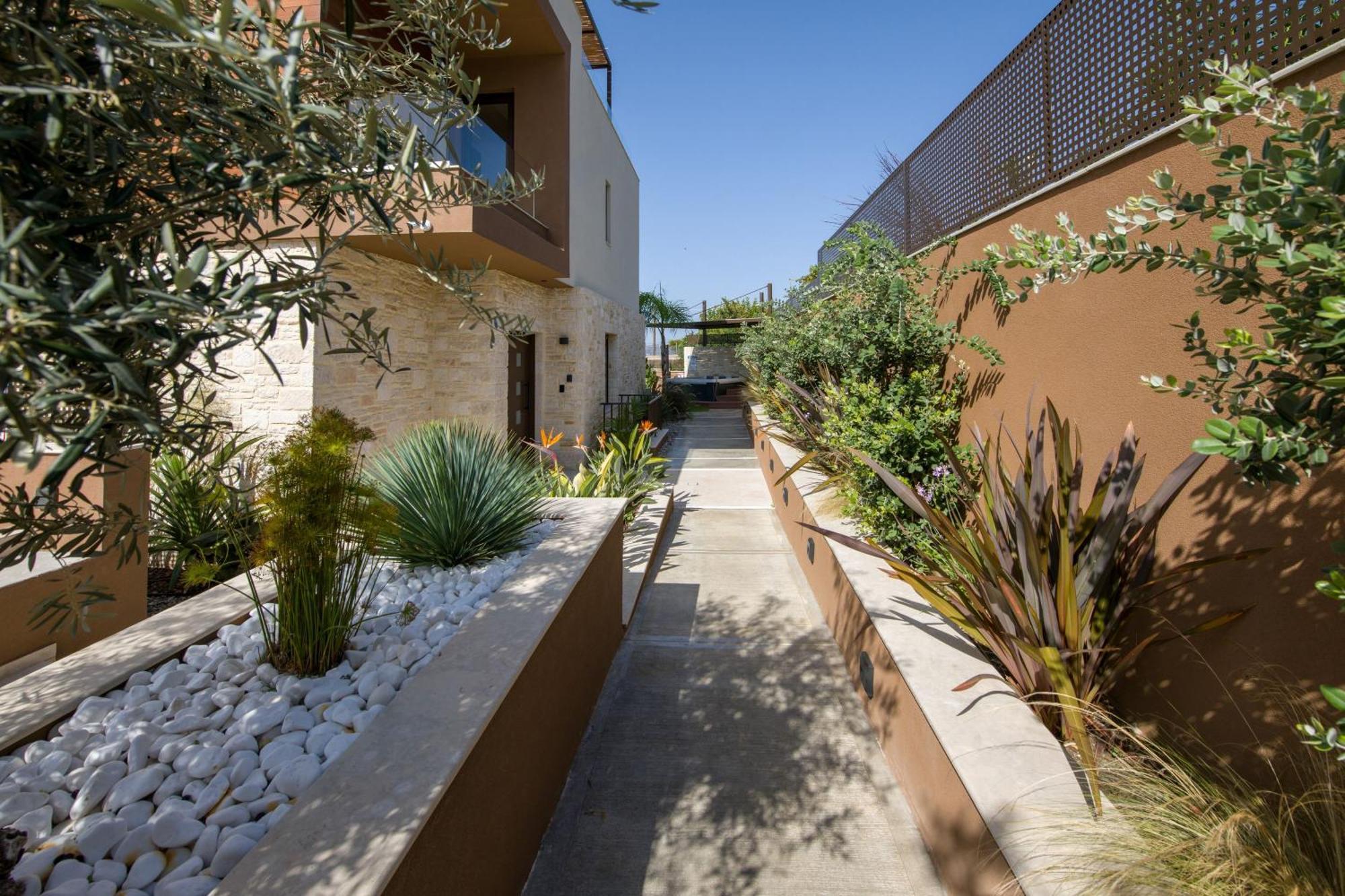 Almi-Cove Hilltop Villas Almirída Luaran gambar