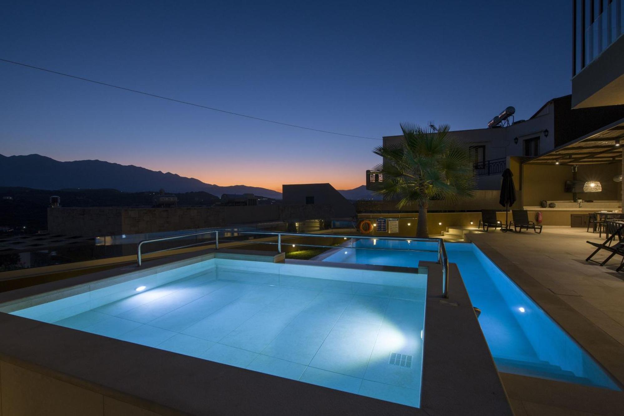 Almi-Cove Hilltop Villas Almirída Luaran gambar