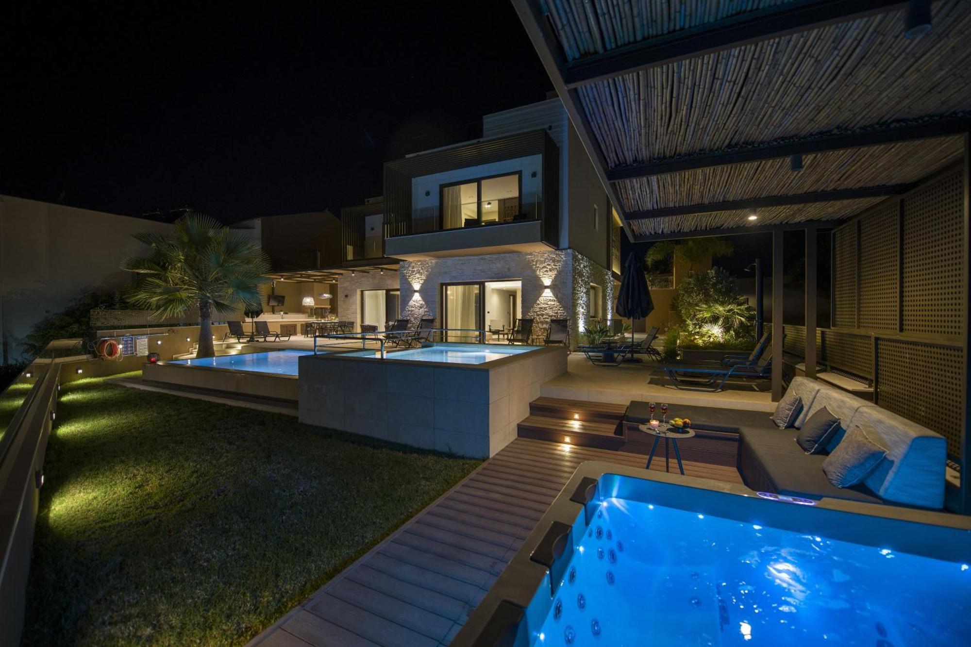 Almi-Cove Hilltop Villas Almirída Luaran gambar