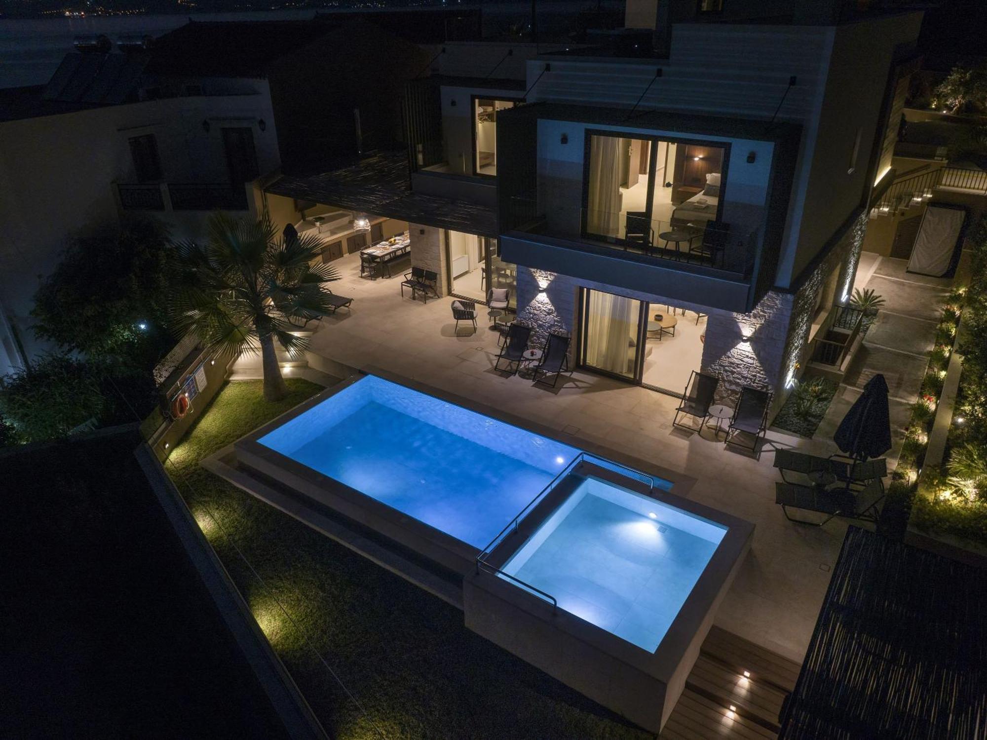 Almi-Cove Hilltop Villas Almirída Luaran gambar