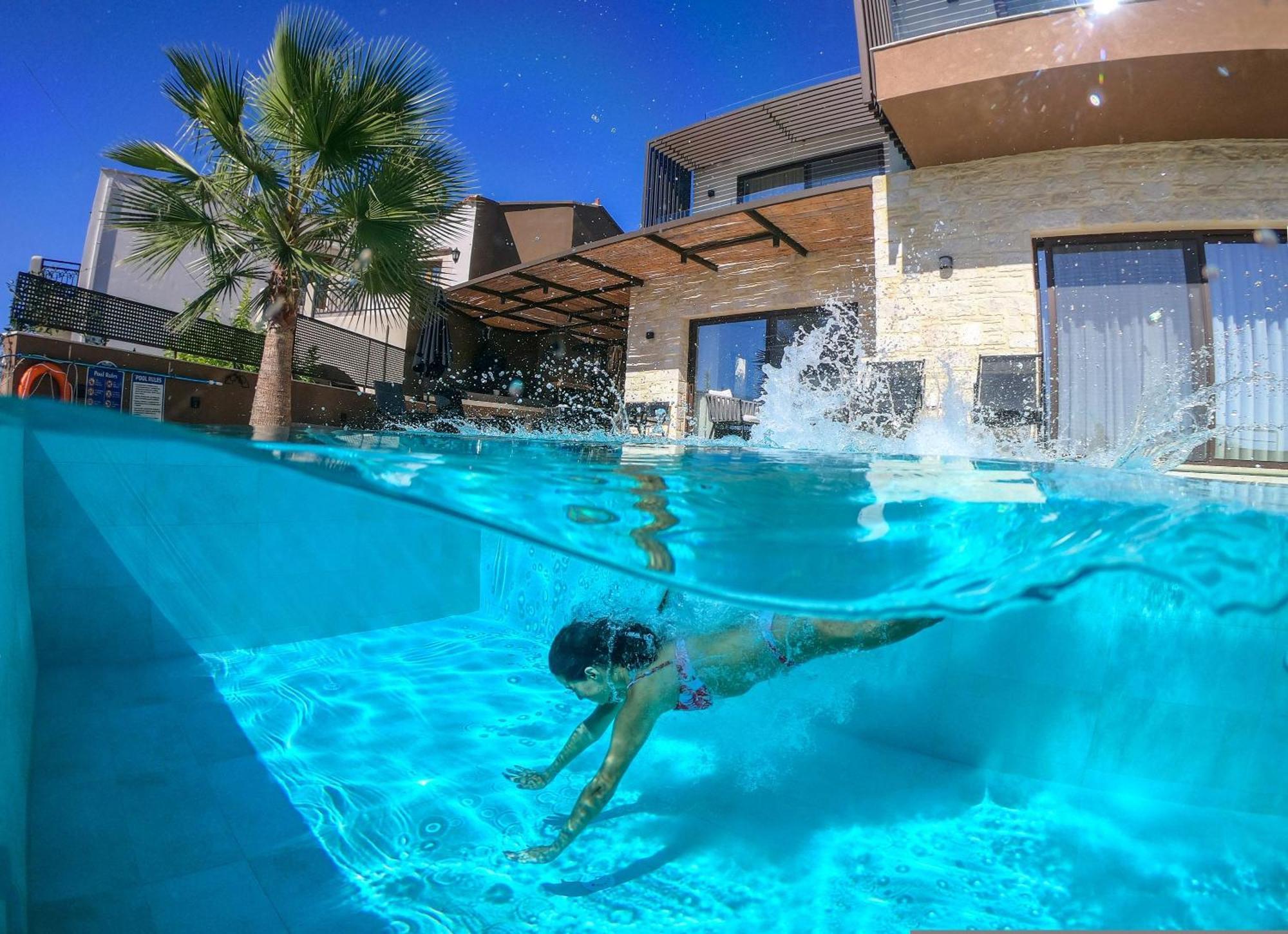 Almi-Cove Hilltop Villas Almirída Luaran gambar