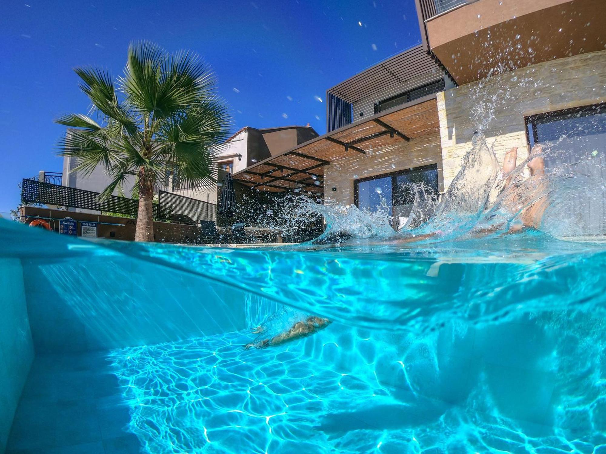 Almi-Cove Hilltop Villas Almirída Luaran gambar