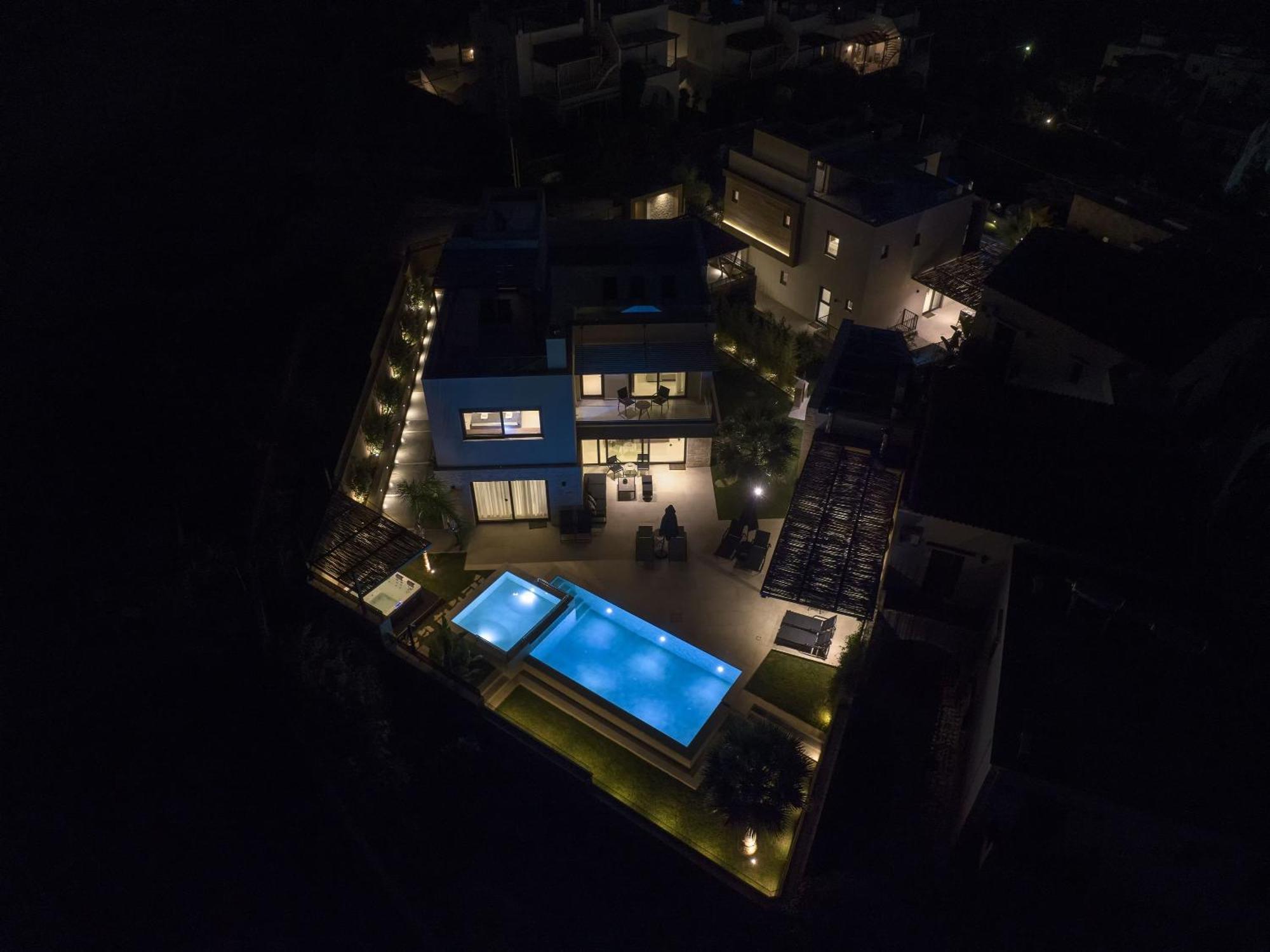 Almi-Cove Hilltop Villas Almirída Luaran gambar