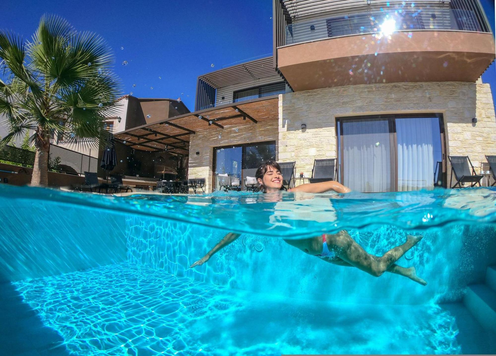 Almi-Cove Hilltop Villas Almirída Luaran gambar